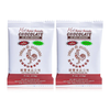 Two sriracha chocolate bars in white packaging with rooster logo