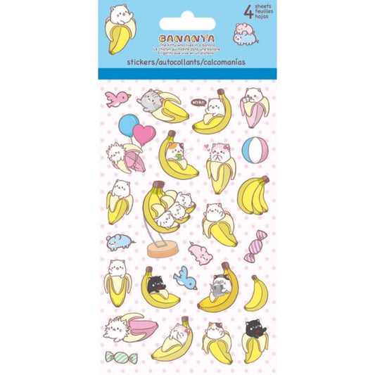 The popular bananya sticker pack