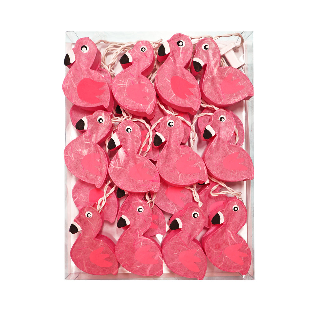 Mini String Lights - Flamingos