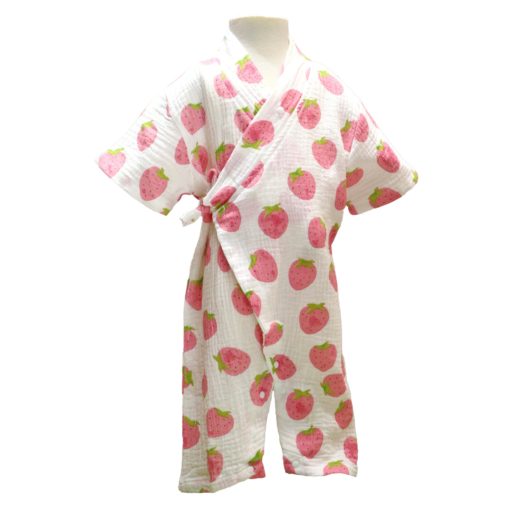 Onesie with Strawberry Design - Main Image