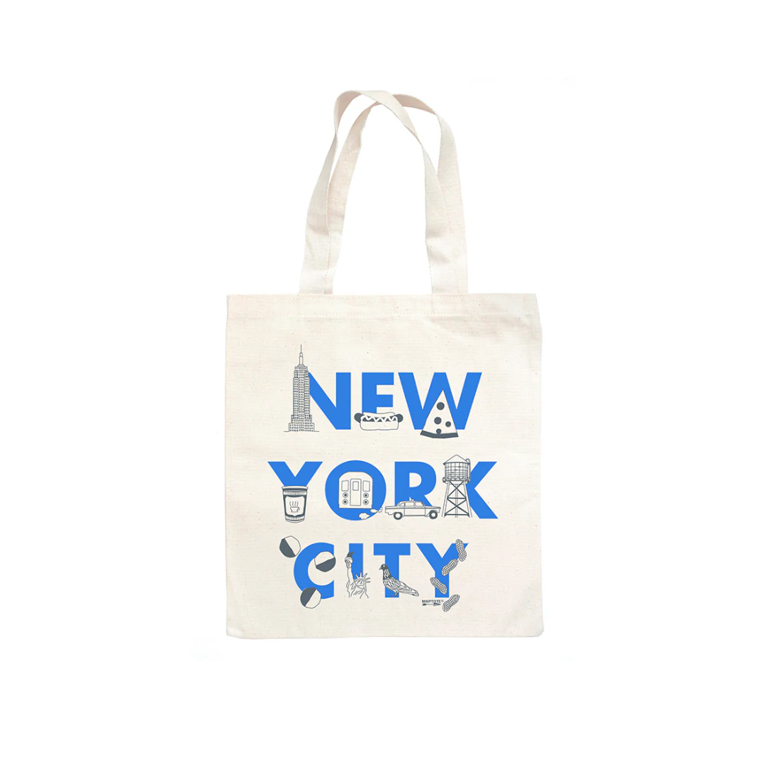 Maptote New York City FONT Grocery Tote Bag – Pearl River Mart