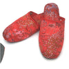 Scenery Brocade Comfy Slipper w. Black Sole