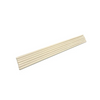 Set of white chopsticks on a white background