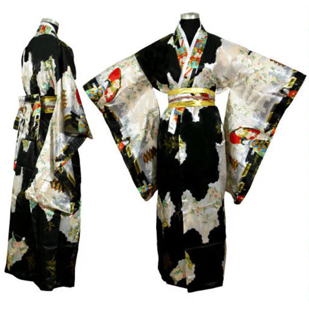 Printed Yukata Dress