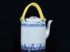 Classic Blue Rice Pattern Ling Long Porcelain - Teapot with top handle