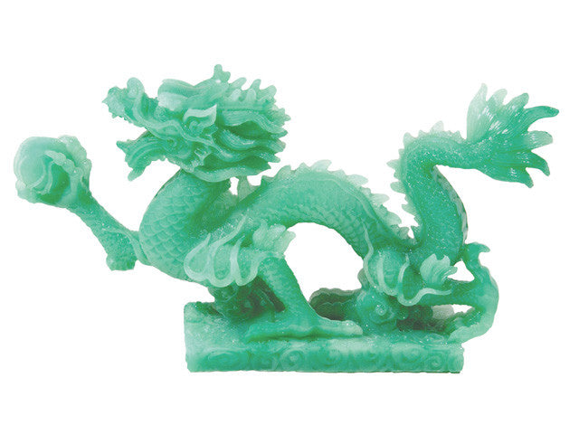 Dragon with Pearl Figurine - 8.5 Inch