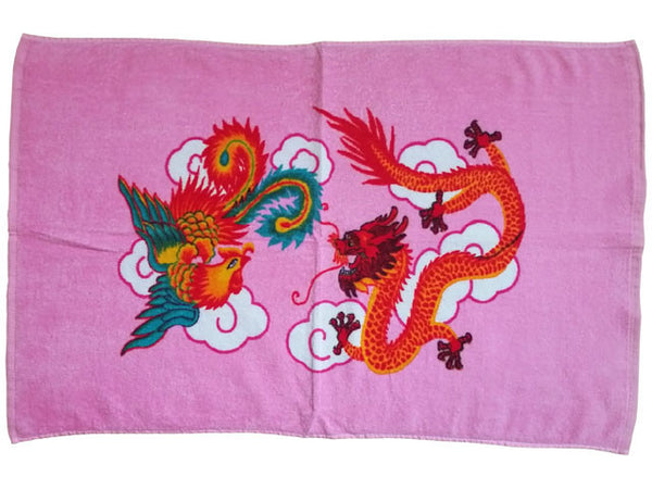 Dragon Phoenix Pillow Towel