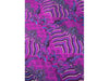 emperor cloud motifs brocade fabric, purple colored