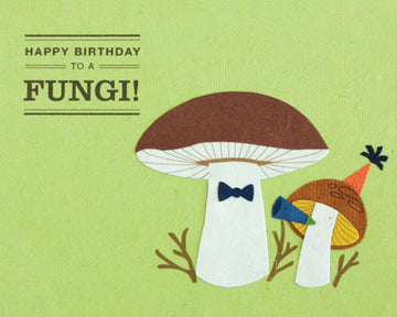 Hand Crafted Cards: Happy Birthday Fungi
