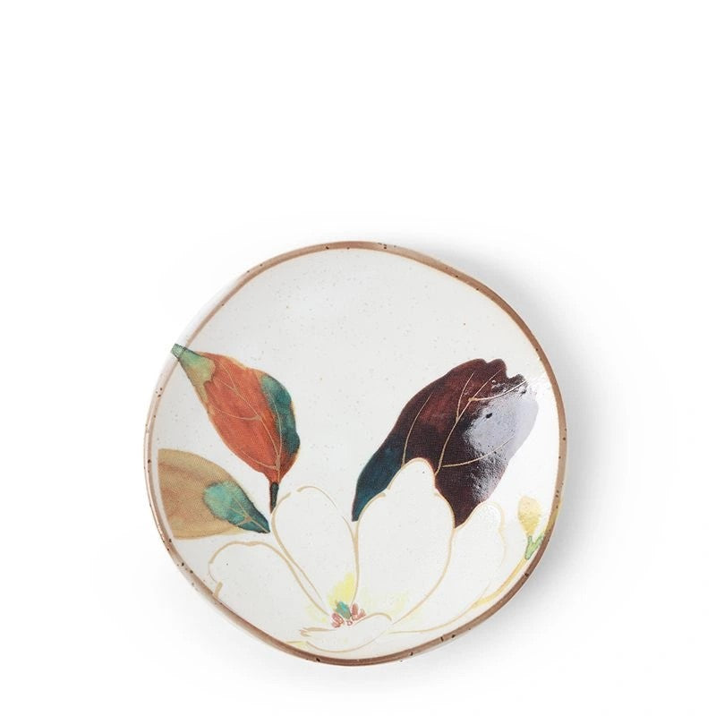 Hana Bloom White Floral Plate
