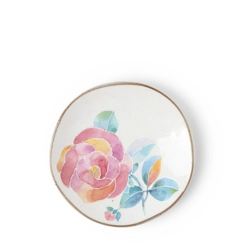 Hana Bloom Pink Camelia Plate