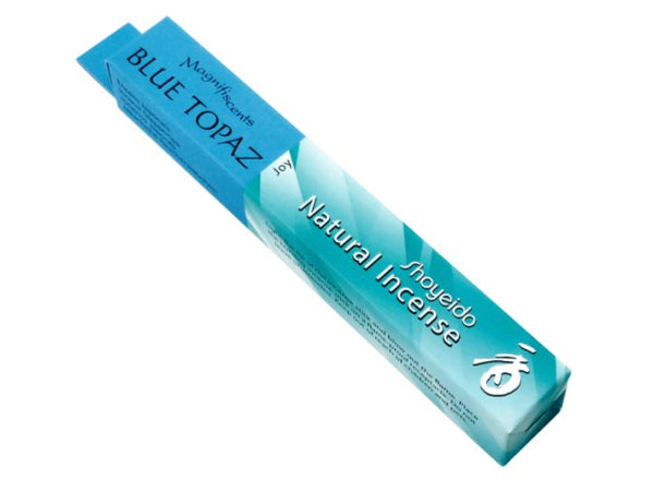 Blue Topaz natural incense case
