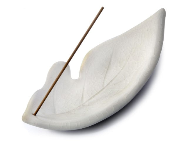 Ivory - Leaf-shaped Holder