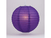 Royal purple paper lantern.