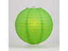 Grass green paper lantern.