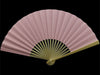 Pretty pink paper folding fan