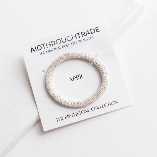 April Crystal And Gold Filled Birthstone Bracelet By IndiviJewels |  notonthehighstreet.com