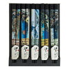 Five pairs of Hokusai art chopsticks packaged in a cellophane bag
