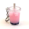 Boba Tea Key Charm - Pink