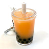 Boba Tea Key Charm - Orange