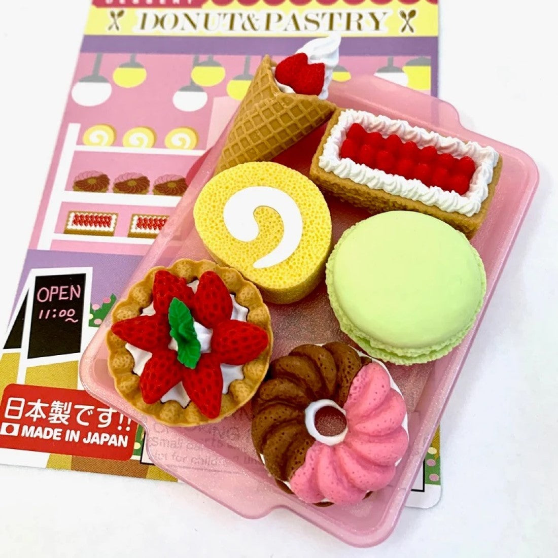 Japanese Food Eraser Sets