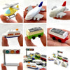 Iwako Eraser Set - Motor Vehicle Collage