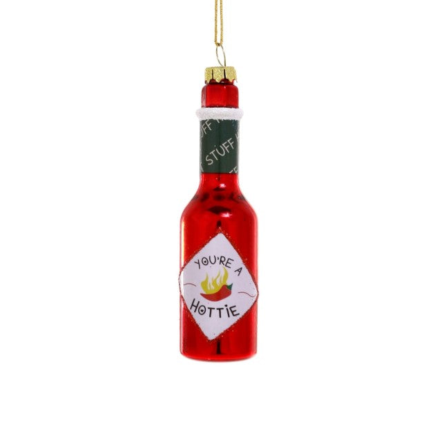 Hot Stuff Glass Ornament