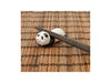 Adorable panda chopstick holder keeps your chopsticks from getting dirty and rolling around. Holder size: 2.25 in.  Chopstick sold separately.