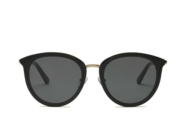 Front view of Covry - Maia Black Sunglasses