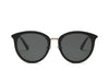 Front view of Covry - Maia Black Sunglasses