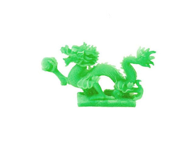 Dragon with Pearl Figurine - 8.5" Long