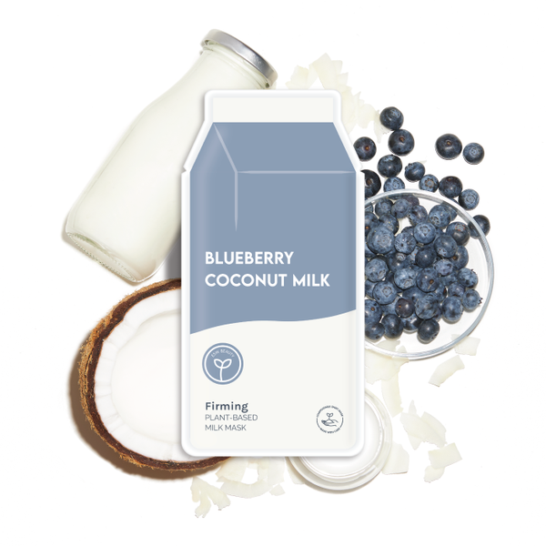 Blueberry Coconut Milk Firming Plant-Based Milk Mask