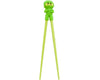 Light green chopstick helper with silicon ninja attached