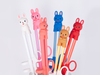 Item: FUJ-EC18  These BPA-free plastic practice chopsticks are the perfect utensil to help beginners learn how to use chopsticks the right way!  The ambidextrous design of the finger straps makes it suitable for both left or right handed learners The animal silicone topper comes off and can be used as chopsticks rest Chopstick length 7" Overall length 9.5" 