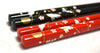 Moon Rabbit Chopsticks top half, emphasis on the red pair