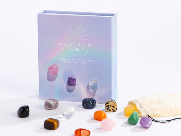 Certain stones are believed to have healing properties to help re-energize and achieve balance. Each stone is polished to a shine.  Includes a drawstring bag.