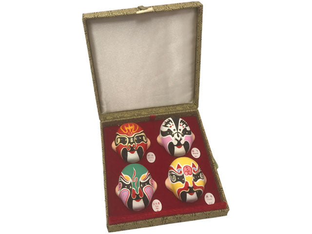 Mini Size Peking Opera Color Face Painting Sculpture Display