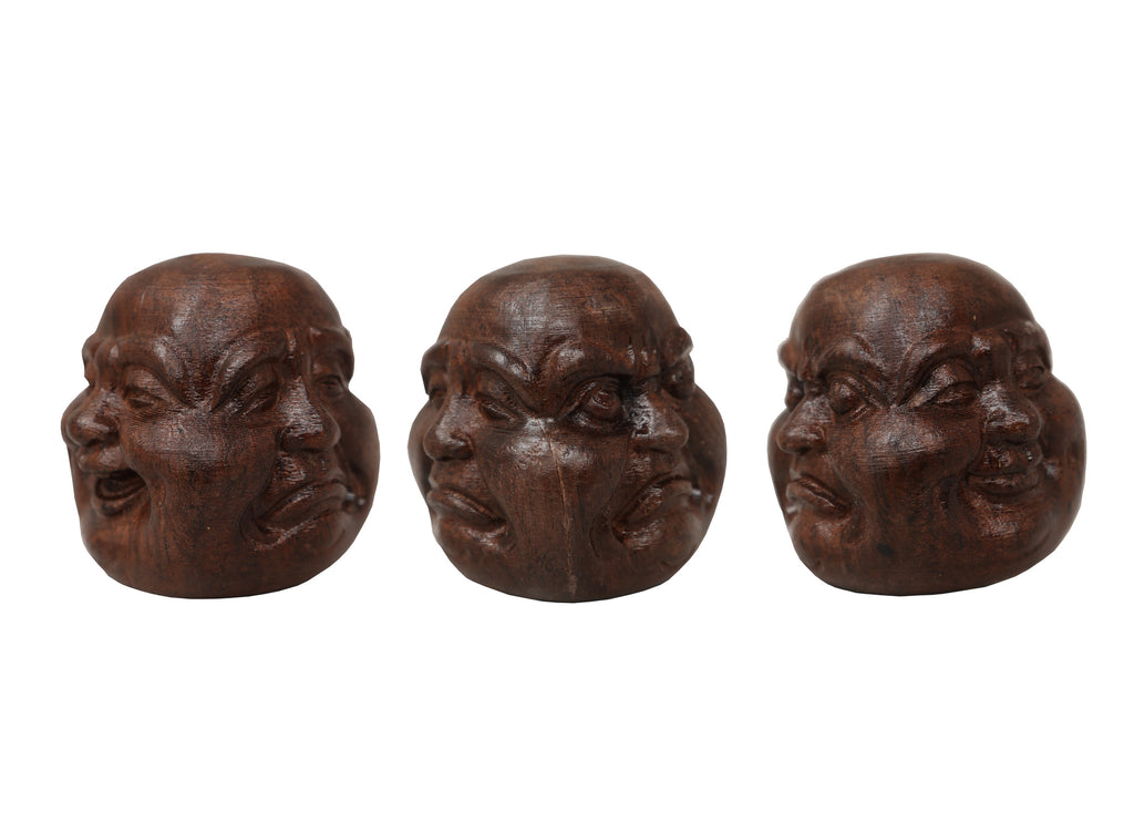 4 Faces Buddha Head - Agarwood