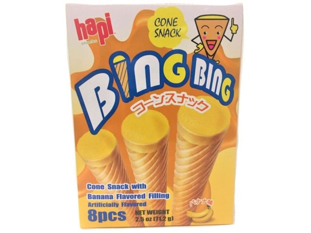 Hapi Bing Bing Cone Snack-Banana