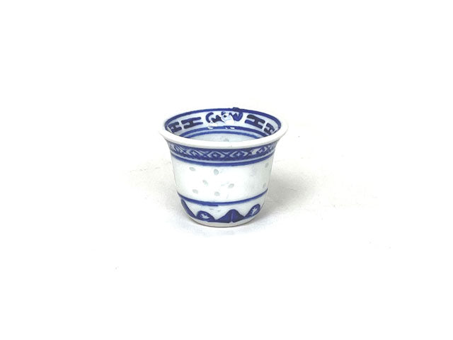 Mini Teacups with Handpainted Classic Designs