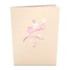 Pop-up card: cherry blossom