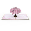 Pop-up card: cherry blossom opened