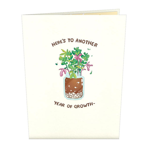 Pop-Up Card: Happy Birthday Plants