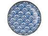 Monyou 6.5" Shallow Plate - Hana Seigaiha