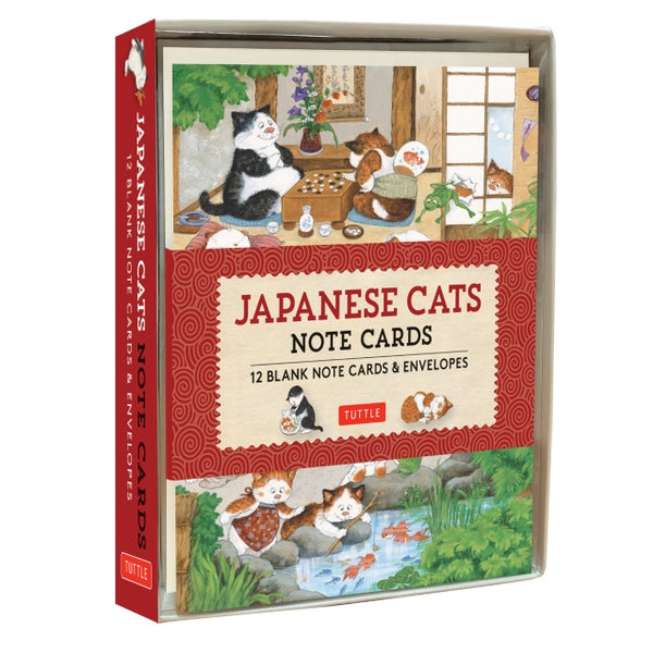 Note cards: Japanese Cats box