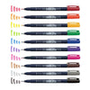 Tombow Fudenosuke Colors Brush Pen Set color samples