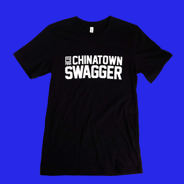Black T-shirt that says Chinatown Swagger