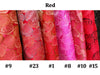 Silk / Rayon Roses Brocade Fabric in 6 different color patterns