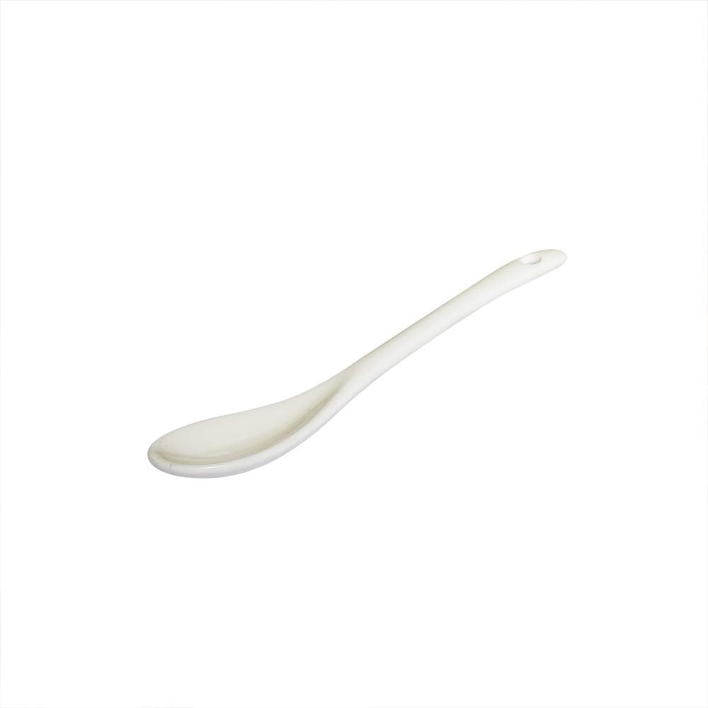 White Ceramic Mini Spoon