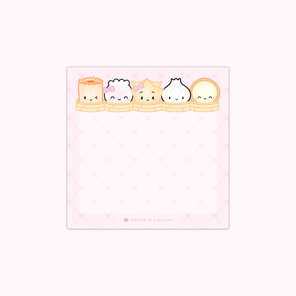 Dim Sum Sticky Notes (3"x3"): Dimsum Steam Team